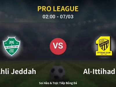 Kết Quả: Al-Ahli Jeddah 3-1 Al-Ittihad FC – Highlight & Bàn Thắng | Pro League