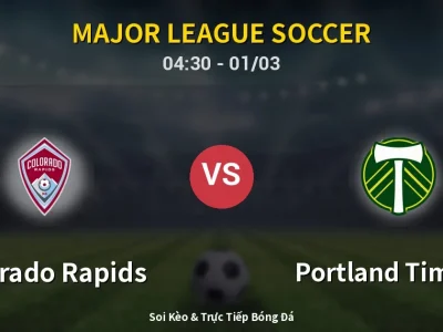 Kết Quả: Colorado Rapids 2-0 Portland Timbers – Highlight & Bàn Thắng | Major League Soccer