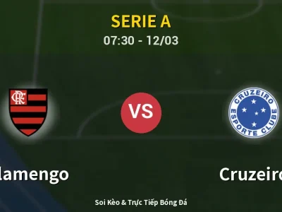 Kết Quả: Flamengo 2-0 Cruzeiro – Highlight & Bàn Thắng | Serie A