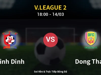 Kết Quả: Binh Dinh 3-1 Dong Thap – Highlight & Bàn Thắng | V.League 2