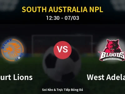 Soi Kèo Sturt Lions vs West Adelaide – 12:30 07/03 | Nhận Định, Dự Đoán Tỷ Số
