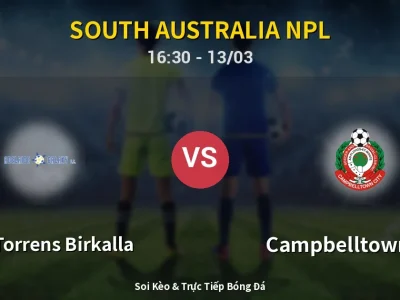 Kết Quả: West Torrens Birkalla 3-2 Campbelltown City – Highlight & Bàn Thắng | South Australia NPL