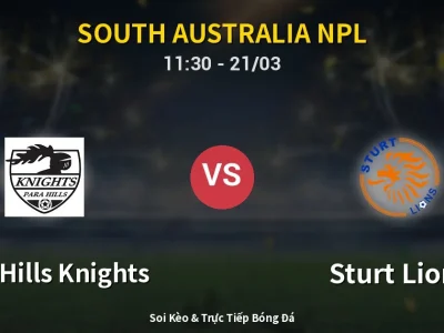 Kết Quả: Para Hills Knights 0-5 Sturt Lions – Highlight & Bàn Thắng | South Australia NPL