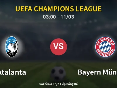 Kết Quả: Atalanta 1-6 Bayern München – Highlight & Bàn Thắng | UEFA Champions League