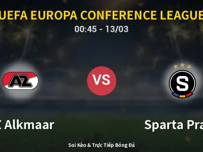 Kết Quả: AZ Alkmaar 2-1 Sparta Praha – Highlight & Bàn Thắng | UEFA Europa Conference League