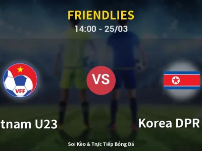 Kết Quả: Vietnam U23 0-0 Korea DPR U23 – Highlight & Bàn Thắng | Friendlies