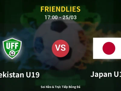 Kết Quả: Uzbekistan U19 0-1 Japan U19 – Highlight & Bàn Thắng | Friendlies