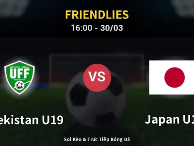 Kết Quả: Uzbekistan U19 0-0 Japan U19 – Highlight & Bàn Thắng | Friendlies
