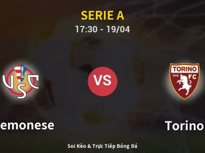 Kết Quả: Cremonese 0-0 Torino – Highlight & Bàn Thắng | Serie A