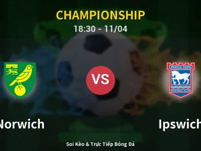 Soi Kèo Norwich vs Ipswich – 18:30 11/04 | Nhận Định, Dự Đoán Tỷ Số