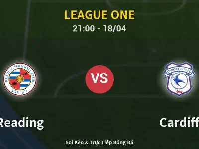 Soi Kèo Reading vs Cardiff – 21:00 18/04 | Nhận Định, Dự Đoán Tỷ Số