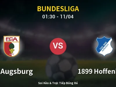 🔴 Trực Tiếp: FC Augsburg 0-0 1899 Hoffenheim – Link Xem Bundesliga (Full HD)