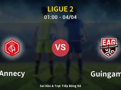 Kết Quả: Annecy 1-0 Guingamp – Highlight & Bàn Thắng | Ligue 2