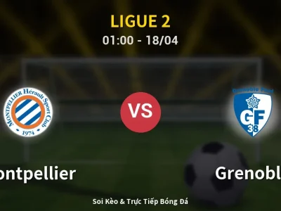 Kết Quả: Montpellier 2-1 Grenoble – Highlight & Bàn Thắng | Ligue 2