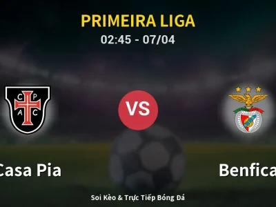 Kết Quả: Casa Pia 1-1 Benfica – Highlight & Bàn Thắng | Primeira Liga