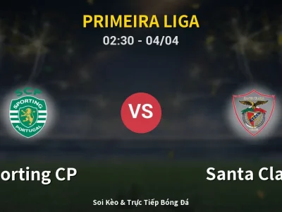 Kết Quả: Sporting CP 4-2 Santa Clara – Highlight & Bàn Thắng | Primeira Liga