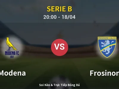 Soi Kèo Modena vs Frosinone – 20:00 18/04 | Nhận Định, Dự Đoán Tỷ Số