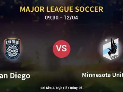 Kết Quả: San Diego 1-2 Minnesota United FC – Highlight & Bàn Thắng | Major League Soccer