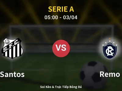 Kết Quả: Santos 2-0 Remo – Highlight & Bàn Thắng | Serie A