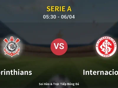 Kết Quả: Corinthians 0-1 Internacional – Highlight & Bàn Thắng | Serie A
