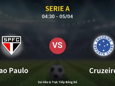 Kết Quả: Sao Paulo 4-1 Cruzeiro – Highlight & Bàn Thắng | Serie A