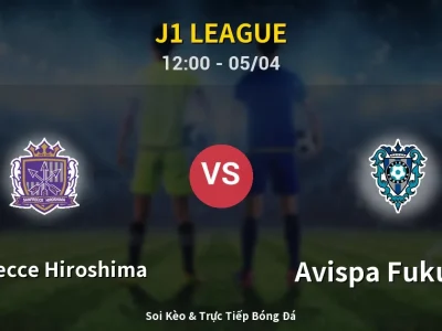 🔴 Trực Tiếp: Sanfrecce Hiroshima 0-1 Avispa Fukuoka – Link Xem J1 League (Full HD)