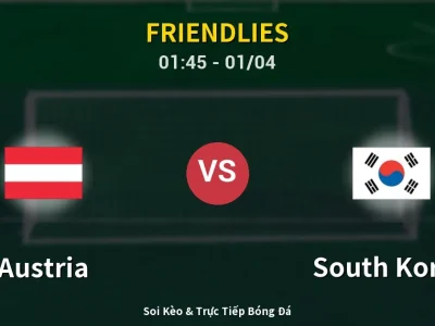 Kết Quả: Austria 1-0 South Korea – Highlight & Bàn Thắng | Friendlies