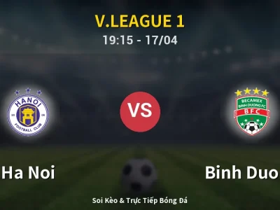 Soi Kèo Ha Noi vs Binh Duong – 19:15 17/04 | Nhận Định, Dự Đoán Tỷ Số