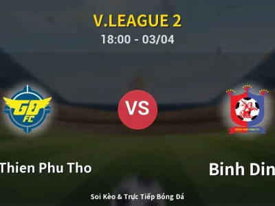 Kết Quả: Xuan Thien Phu Tho 1-4 Binh Dinh – Highlight & Bàn Thắng | V.League 2