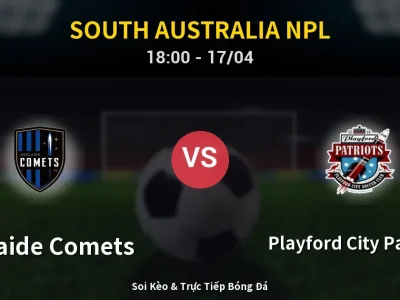 🔴 Trực Tiếp: Adelaide Comets 0-0 Playford City Patriots – Link Xem South Australia NPL (Full HD)
