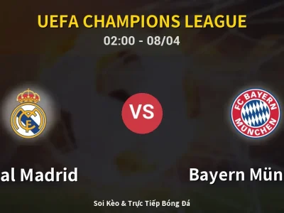 Kết Quả: Real Madrid 1-2 Bayern München – Highlight & Bàn Thắng | UEFA Champions League