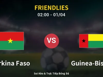 Kết Quả: Burkina Faso 1-1 Guinea-Bissau – Highlight & Bàn Thắng | Friendlies